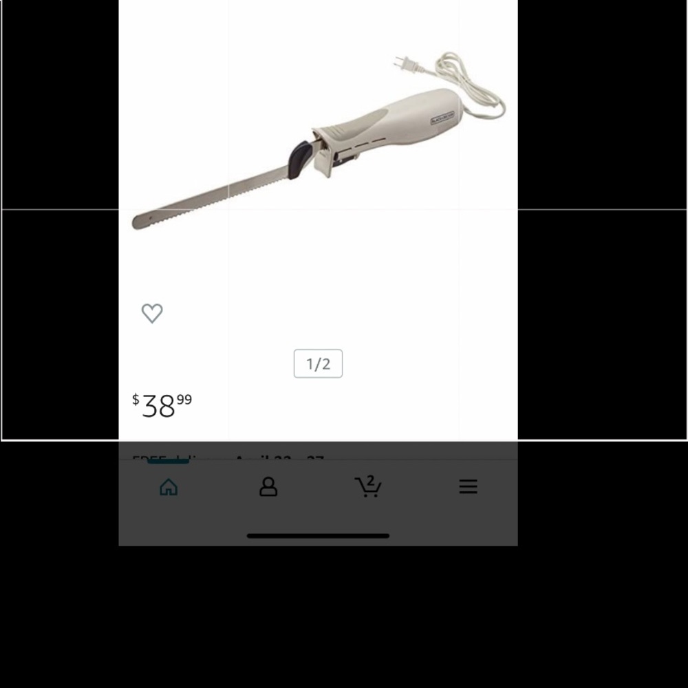 NIB Black and Decker Electric Knife